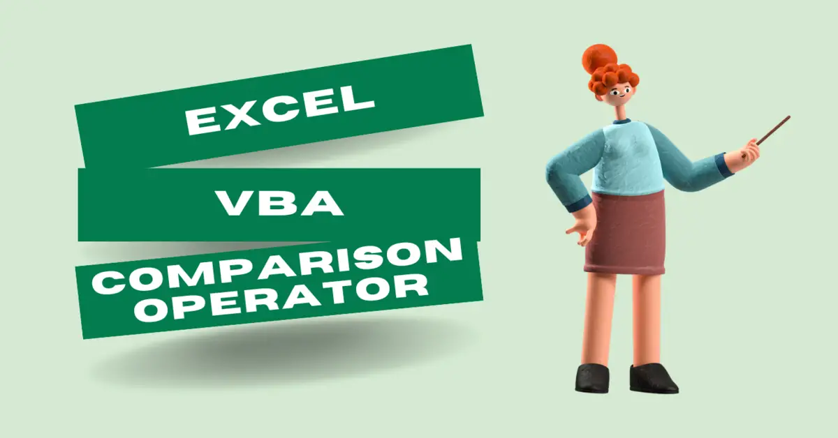 VBA Comparison Operator