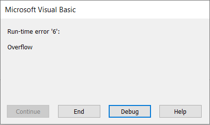 Run-Time Errors