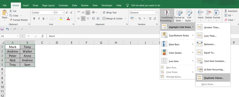 Conditional Formatting for Duplicate Checker