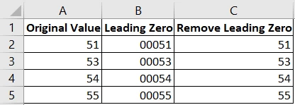 Remove Leading Zero