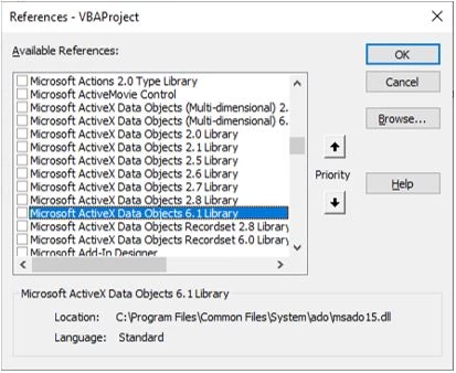 Microsoft ActiveX Data Objects