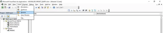 VBA Module