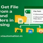 How to Get File Paths from a Folder and Subfolders in Excel Using VBA